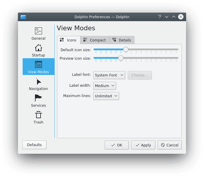 694x602 Chapter Configuring Dolphin