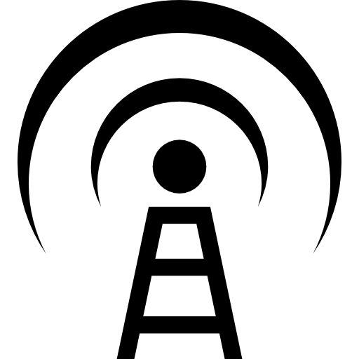 512x512 Broadcast Communications Tower Icons Free Download