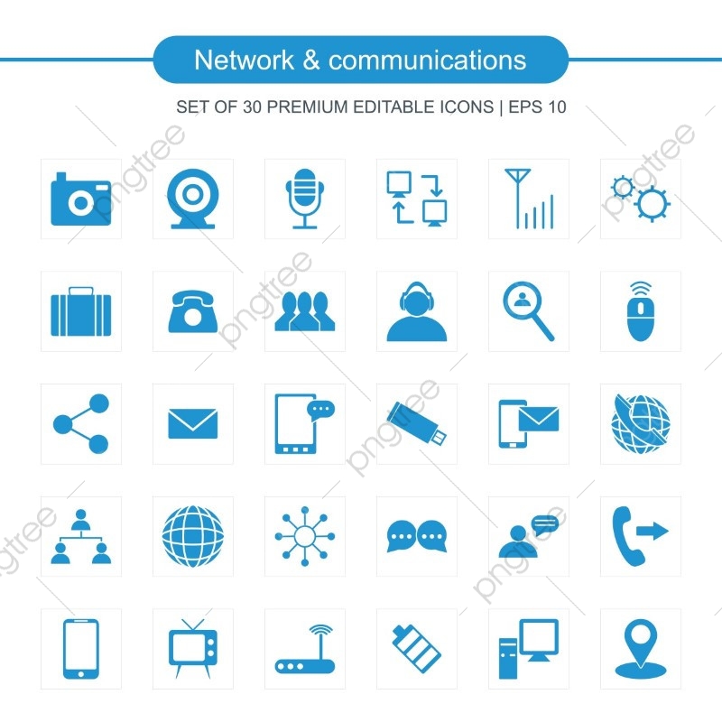 800x800 Network And Communications Icons Set, Icons, Icon, Multimedia Png