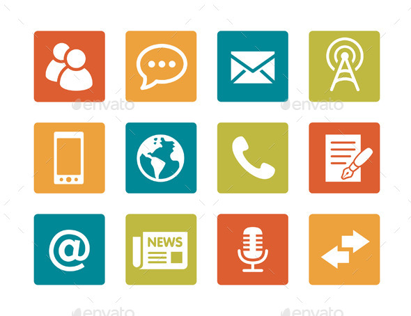 590x454 Phone Media Icons From Graphicriver