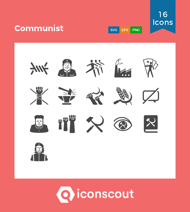 735x818 Communist Icon Pack