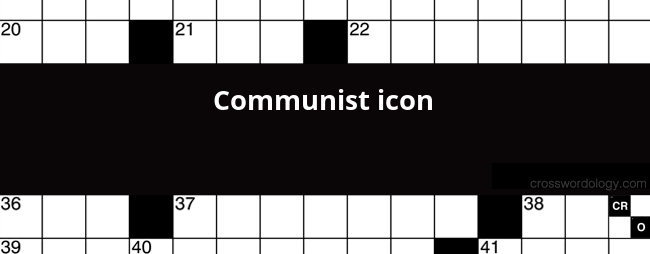 650x254 Communist Icon Crossword Clue