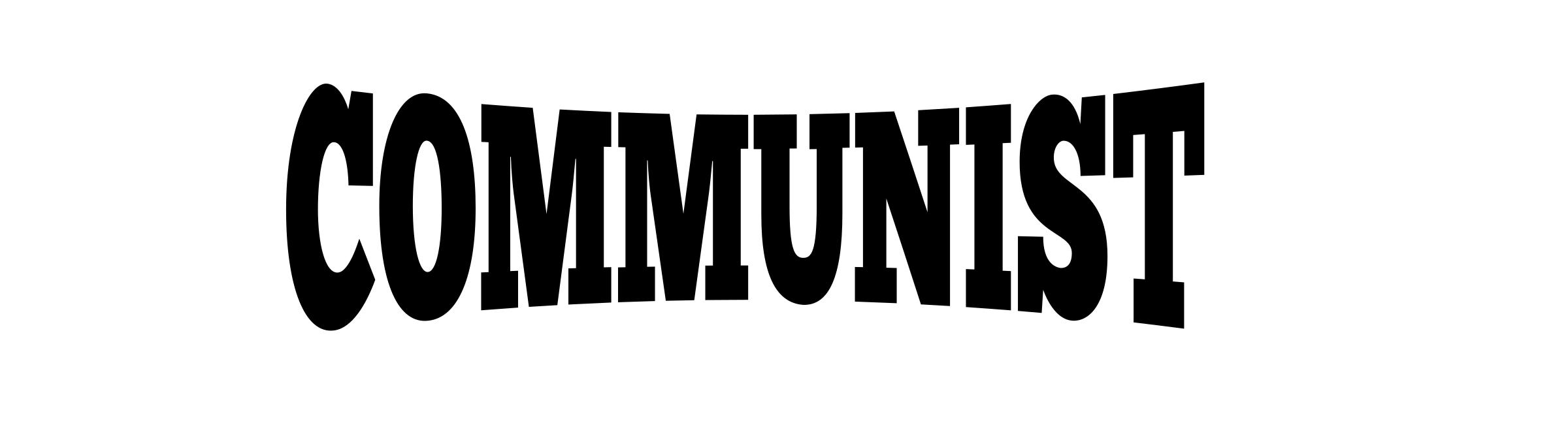 2400x654 Lettering Communist Icons Png