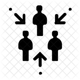 256x256 Social Community Icon Of Glyph Style