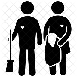 256x256 Community Service Icon Of Glyph Style