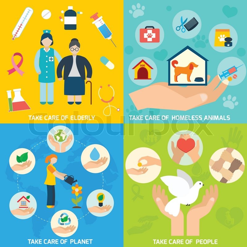 800x800 Charity Social Help Services And Stock Vector Colourbox