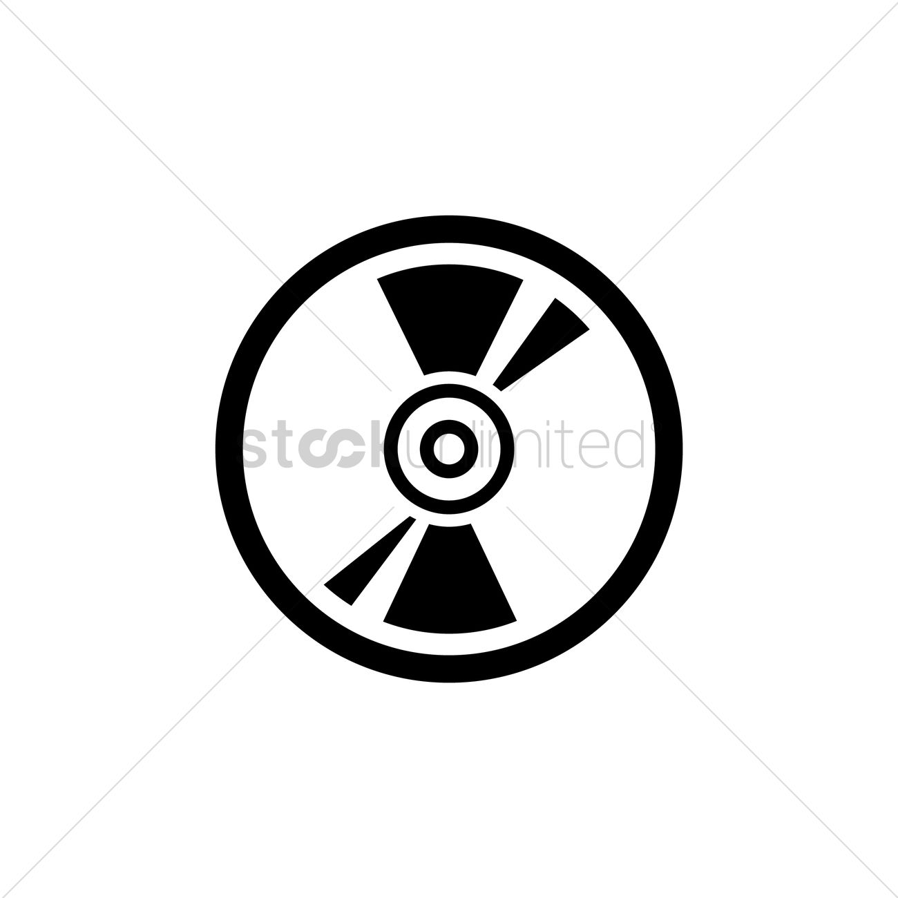 1300x1300 Compact Disc Icon Vector Image