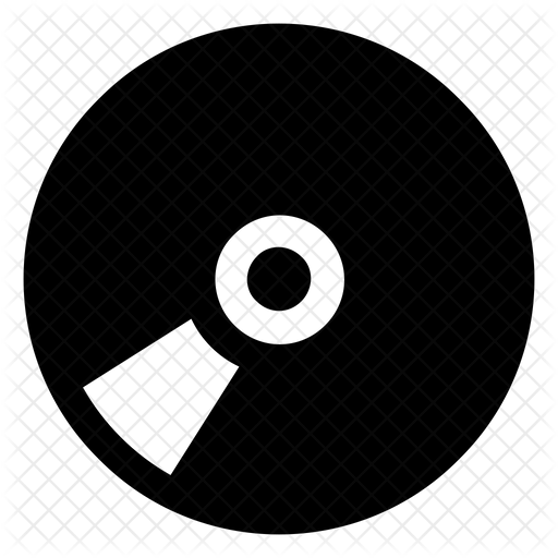 512x512 Compact Disk Icon Of Glyph Style