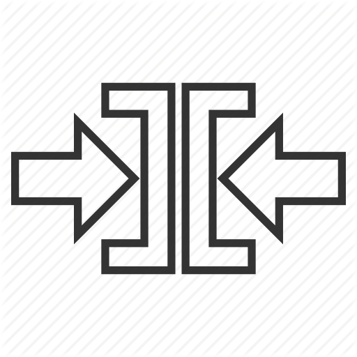 512x512 Compact, Compress Arrows, Compression, Horizontal, Minimize