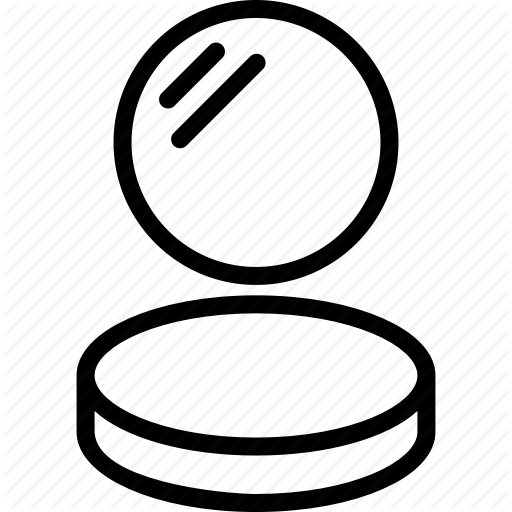 512x512 Compact, Highlighter, Makeup, Powder, Pressed Icon