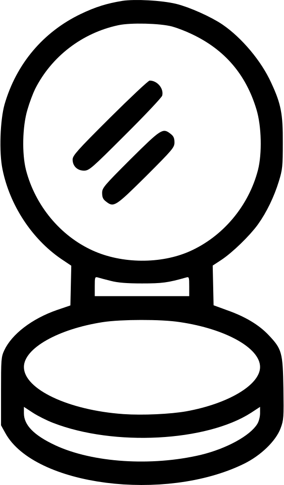 574x980 Foundation Makeup Mirror Makeup Compact Powder Mirror Png Icon