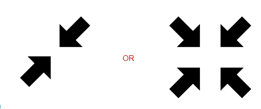 509x213 Shrinkminimize Icon