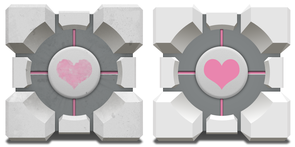 1024x512 Companion Cube
