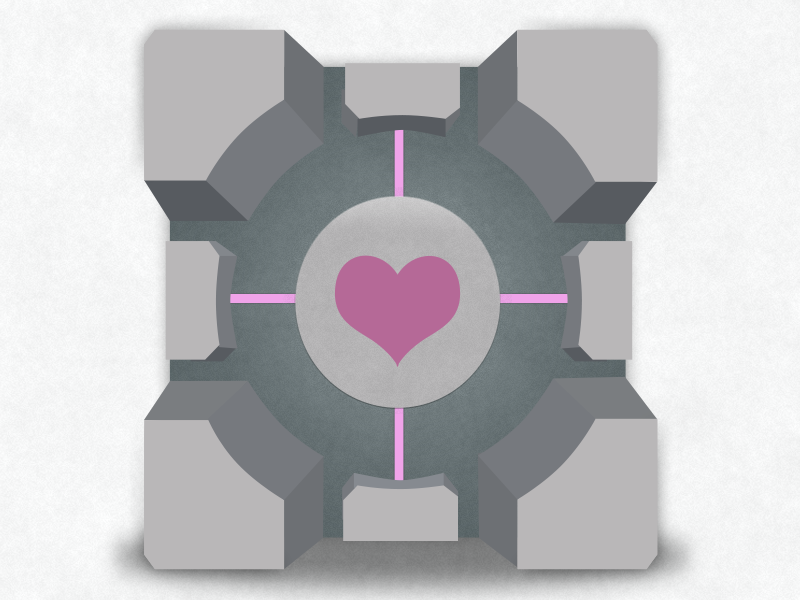 800x600 Companion Cube