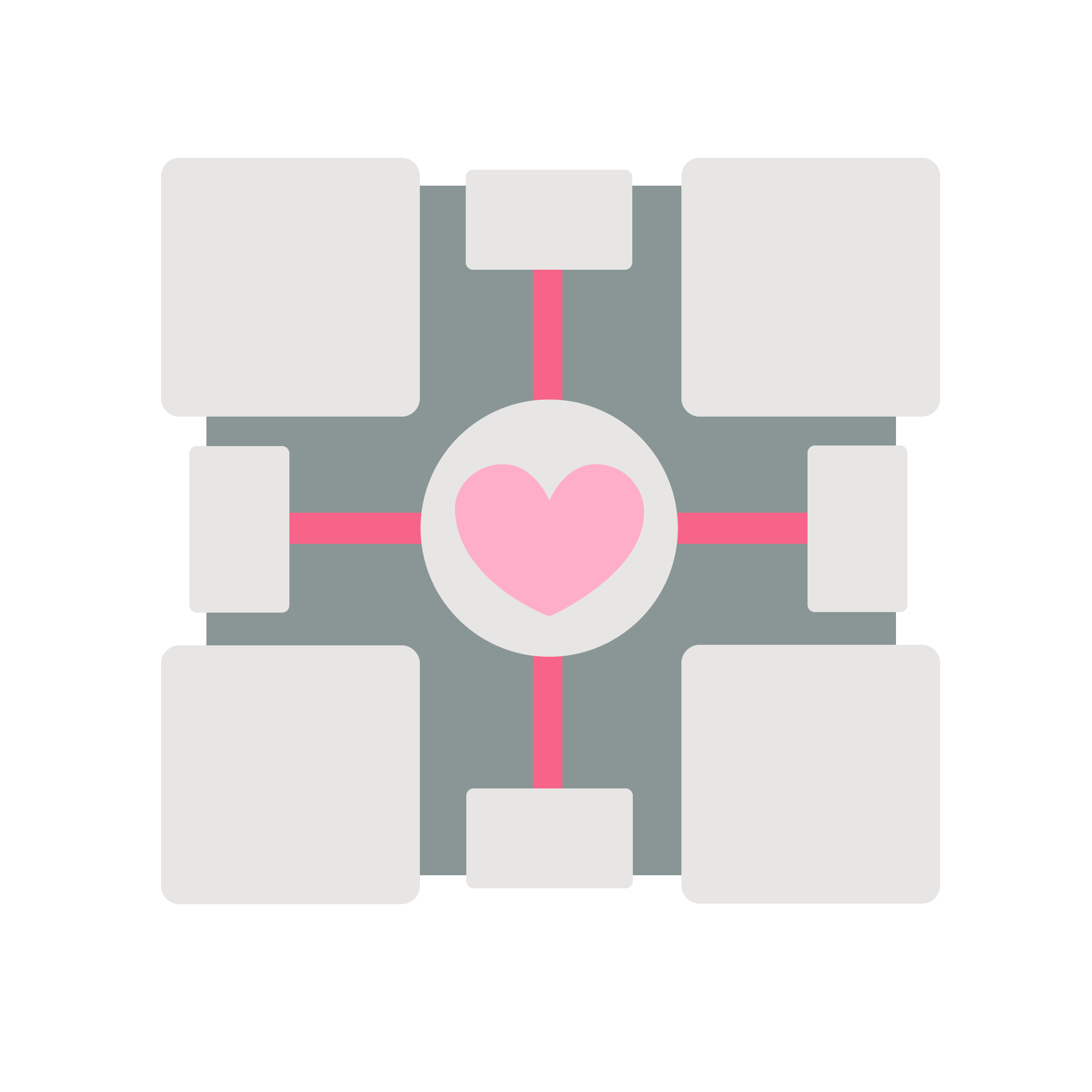 2000x2000 Companion Cube Vector