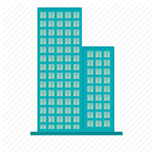 512x512 Big Building, Blue Building, Building, City, Company, Factory Icon