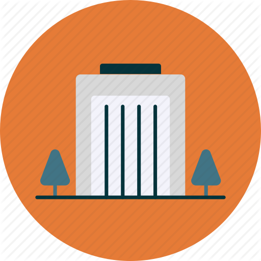 512x512 Building, Company, Corporation, Trees Icon