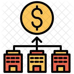 256x256 Profit Companies Icon Of Colored Outline Style