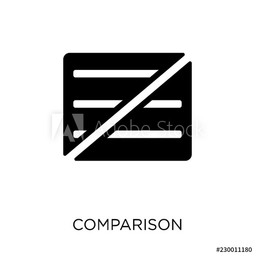 500x500 Comparison Icon Comparison Symbol Design From Startup Collection