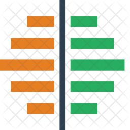 256x256 Chart, Pyramid, Bar, Analystic, Report, Comparison Icon Of Flat