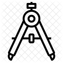 256x256 Compass Icon Of Line Style