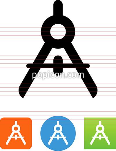 400x522 Architect's Compass Icon