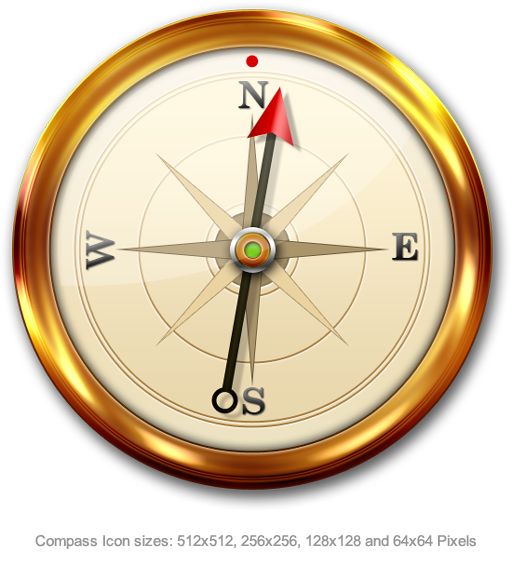 512x575 Free Compass Icon
