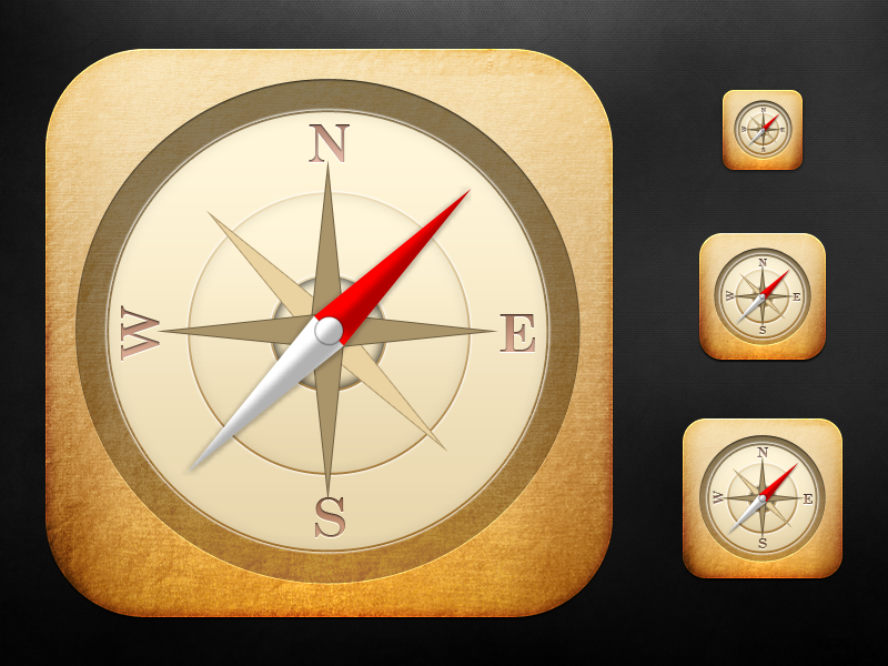 Compass Icon Iphone at Vectorified.com | Collection of Compass Icon ...