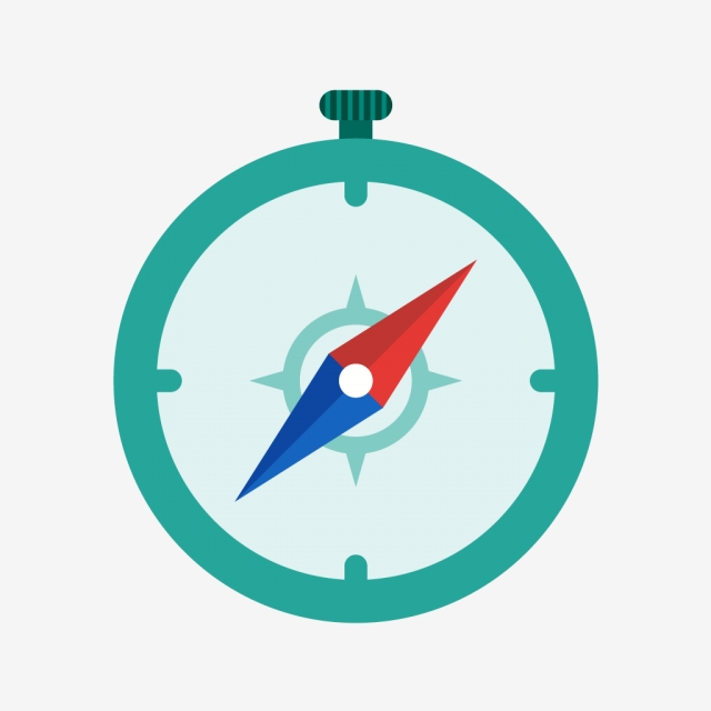 640x640 Compass Vector Icon, Compass Icon, Direction Icon, Location Icon