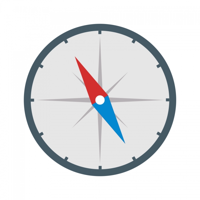 640x640 Compass Vector Icon, Compass Icon, Gps Icon, Direction Icon Png