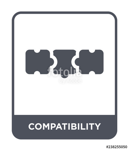430x500 Compatibility Icon Vector Stock Image And Royalty Free Vector