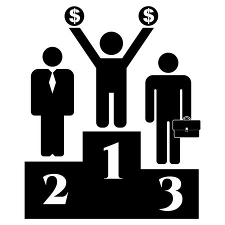 450x450 Vector Illustration Of Business Competition Icon In Black