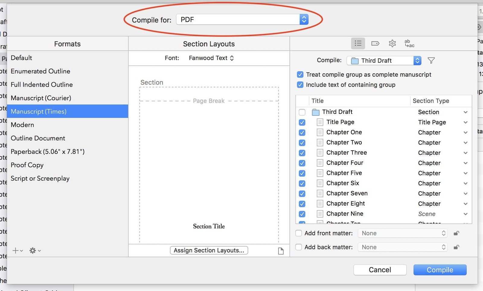1600x964 How To Compile Your Manuscript In Scrivener For Mac Imore