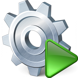 256x256 Iconexperience V Collection Gear Run Icon