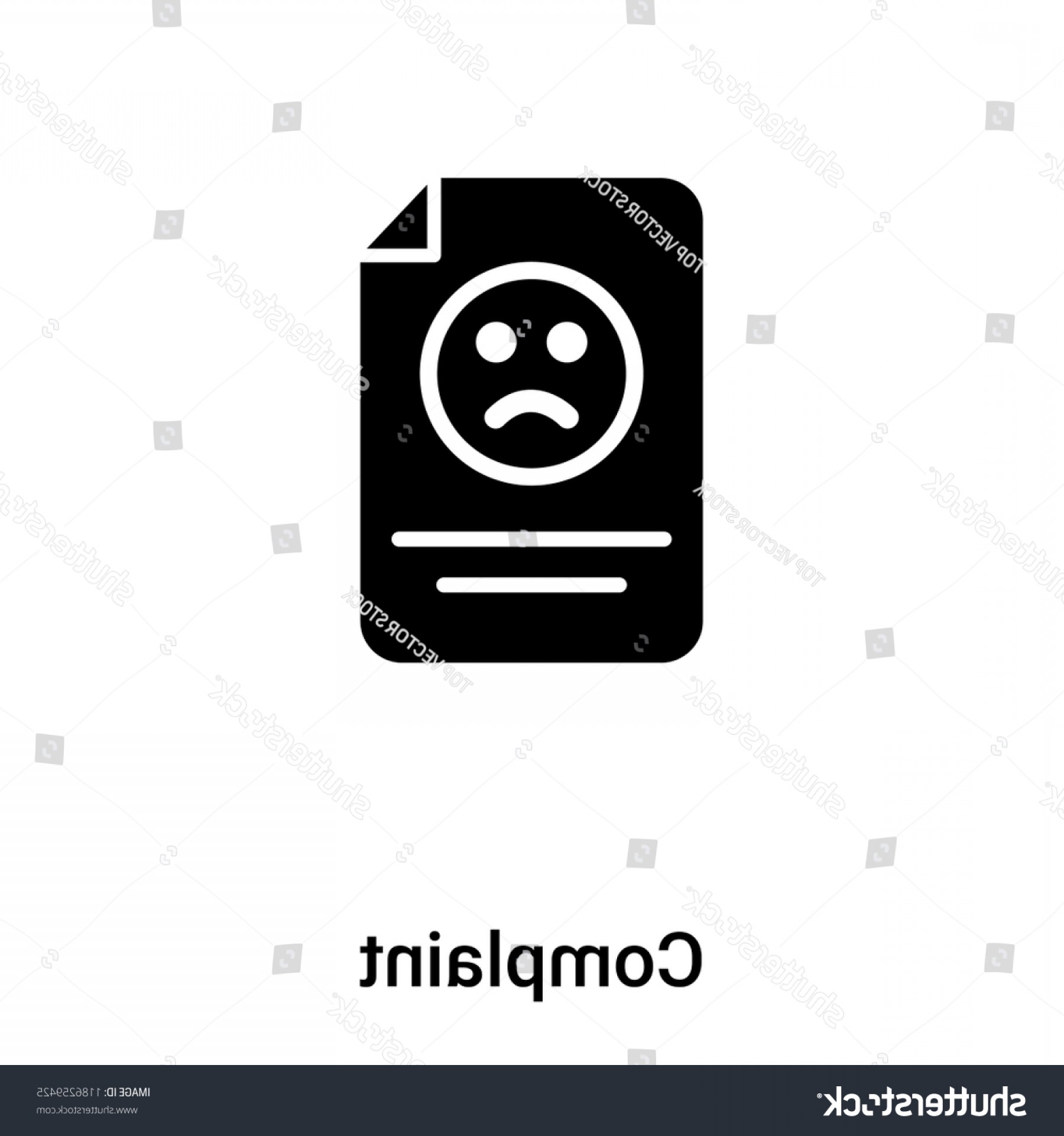 1800x1920 Complaint Icon Vector Isolated On White Soidergi