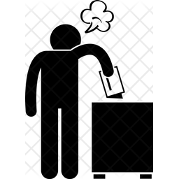 256x256 Complaint Box Icon Of Glyph Style