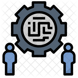 256x256 Complexity Icon Of Colored Outline Style