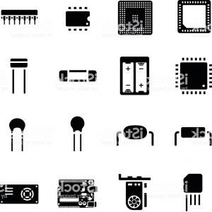 300x300 Stock Image Arduino Line Icons Electronics Components Icon Set