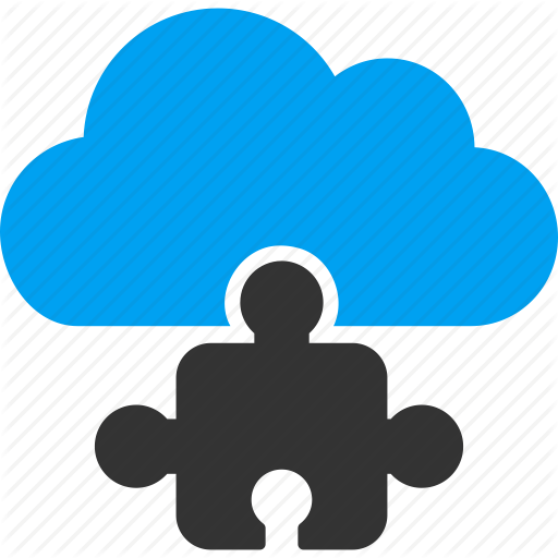 512x512 Bundle, Cloud, Component, Part, Piece, Plugin, Puzzle Icon