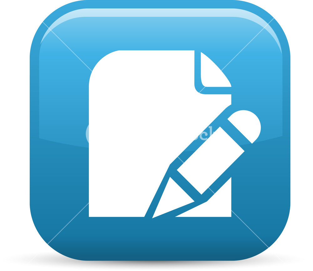 1000x867 Compose Note Elements Glossy Icon Royalty Free Stock Image