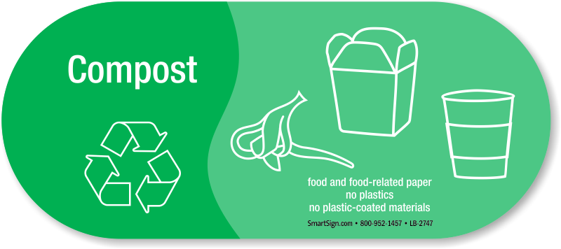 800x356 Compost Signs Labels
