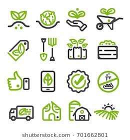 260x280 Organic Farm,organic Vegetable Thin Line Icon Glad Compostable