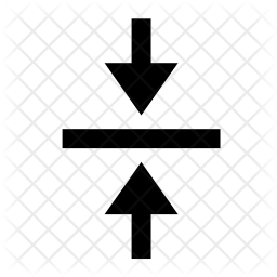 256x256 Compress Icon Of Line Style