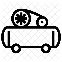 256x256 Compressor Icon Of Line Style
