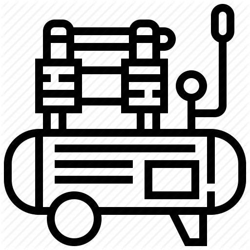 512x512 Air, Compressor, Construction, Pump, Tool Icon