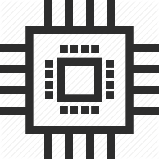 512x512 Chip, Computer Chip, System, Technology Icon