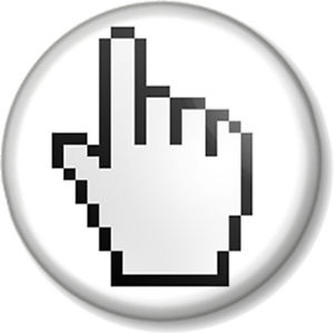 300x299 Pointer Hand Pin Button Badge Pc Laptop Computer Cursor