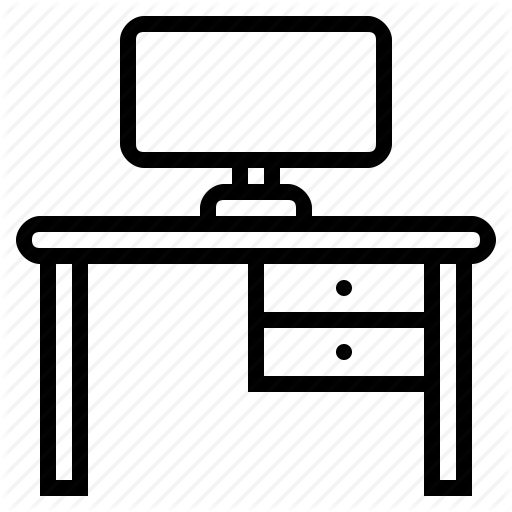 512x512 Computer, Computer Desk, Desk, Office, Office Workspace, Working