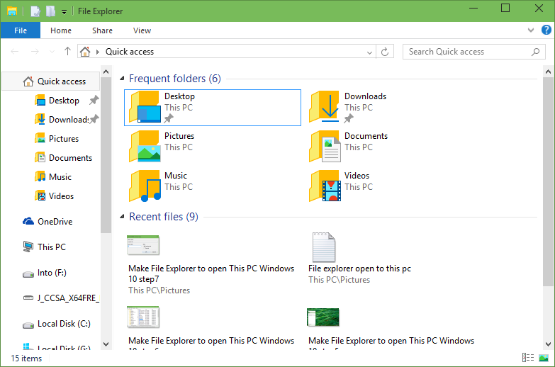 783x518 How To Make Explorer Open This Pc