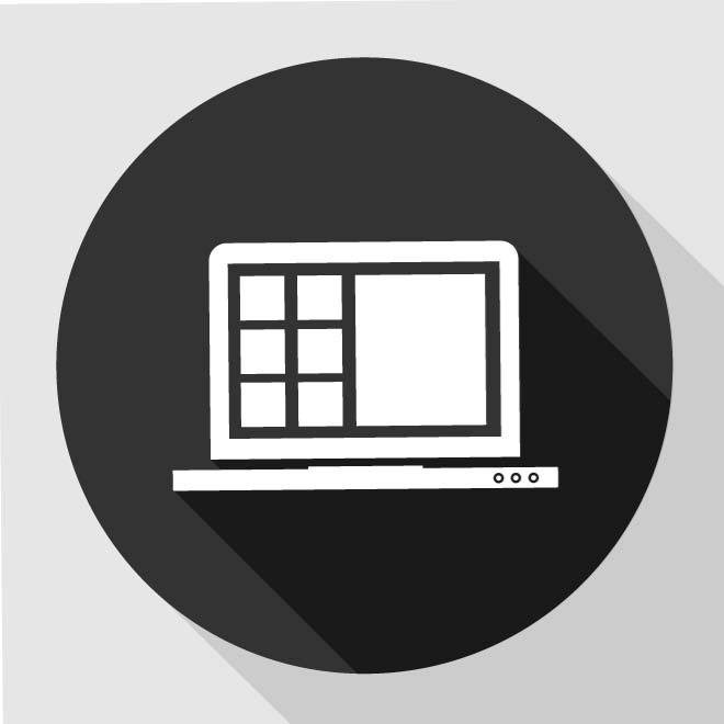 660x660 Laptop Computer Flat Icon